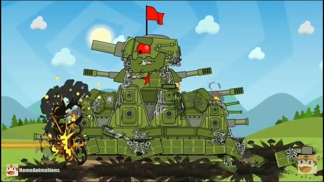 ОН МОНСТР ( МУЛЬТИКИ ПРО ТАНКИ ) ( КЛИП ) ( HOMEANIMATION ) ( HOME ANIMATION) смотреть онлайн