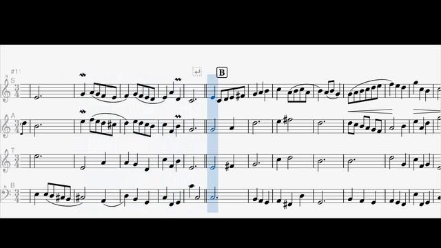 Minuet in G minor - C. Petzold - recorder quartet cover in A minor смотреть онлайн