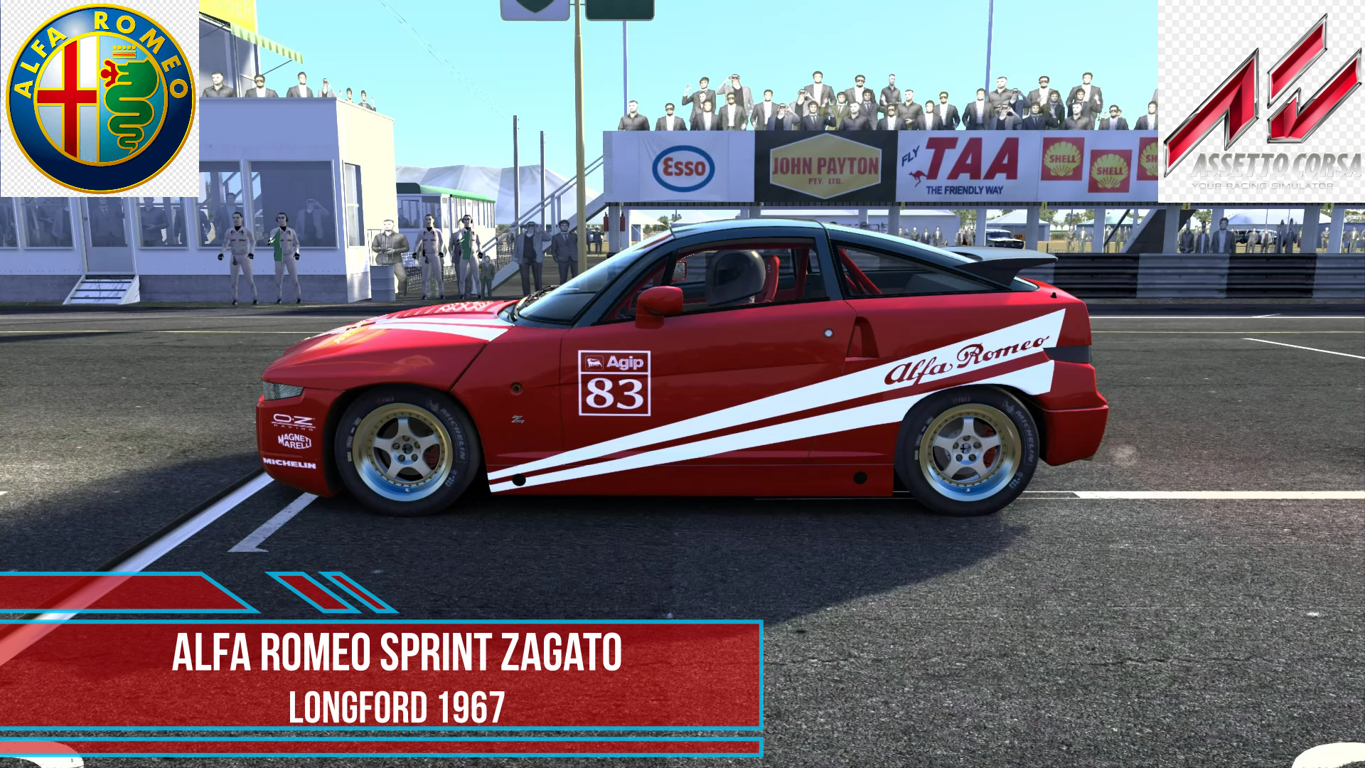 Alfa Romeo Sprint Zagato - Longford | Assetto Corsa.mp4 смотреть онлайн