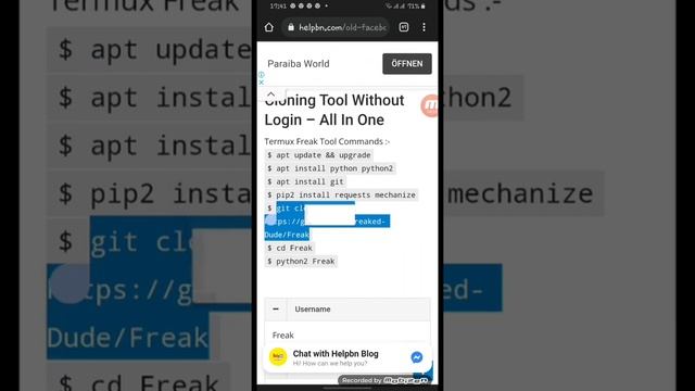 ইন্ডিয়ান old আইডি termux দিয়ে clone করবেন? смотреть онлайн