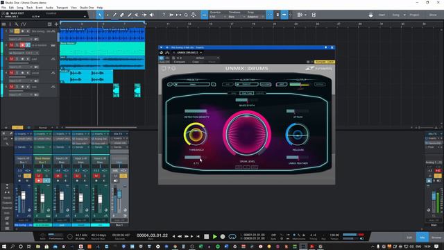 Zynaptiq UNMIX::DRUMS Boost Or Attenuate Drums In Mixed Music