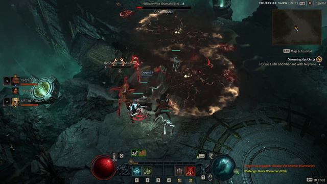 Diablo 4 - Necromancer Gameplay Highlights (Diablo IV Open Beta) смотреть онлайн
