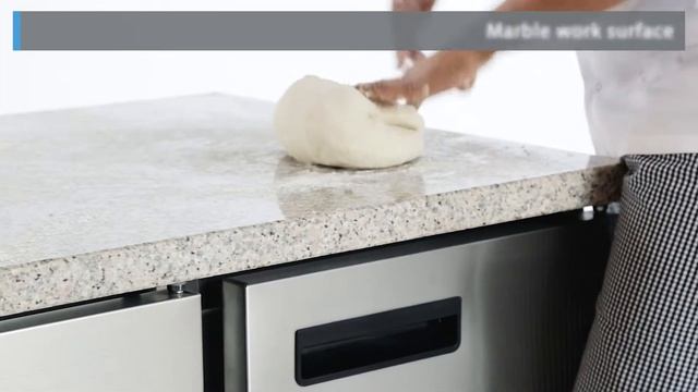 Polar 3 Door Counter Fridge with Marble Work Top 368Ltr (CL109) смотреть онлайн