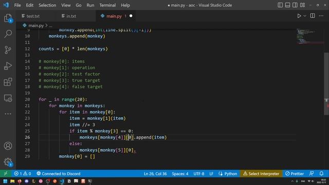 Advent of Code 2022 Day 11 (#4/#3) Walk-Through смотреть онлайн