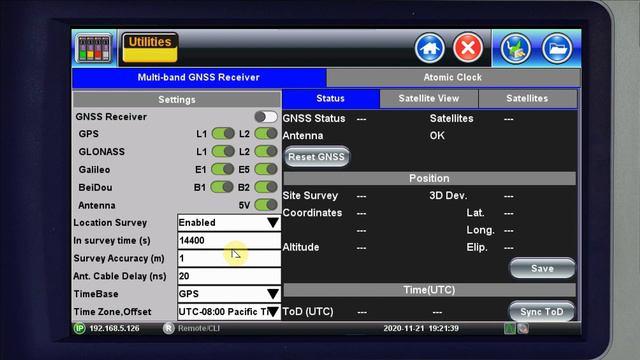 GNSS Receiver Configuration | Quick Guide смотреть онлайн