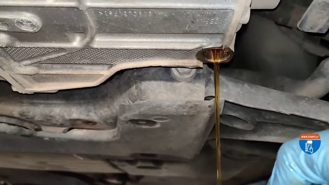 VW Tiguan 2019 2.0TDI DSG7 DQ381 - Замена масла в АКПП (www.zparts.lv)