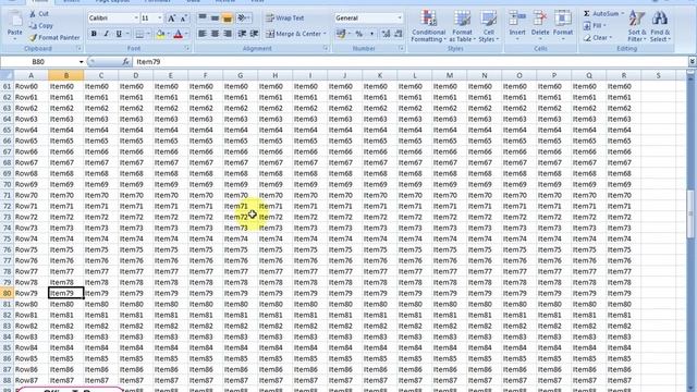 How to reach cell A1 the fastest? | Excel 2007 смотреть онлайн