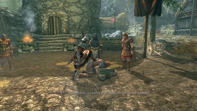 My Ancestors Are Smiling At Me, Imperials. Intro Scene. Skyrim Anniversary Edition