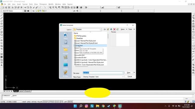 Opening a new drawing in AutoCAD-Autocad Learning Series смотреть онлайн