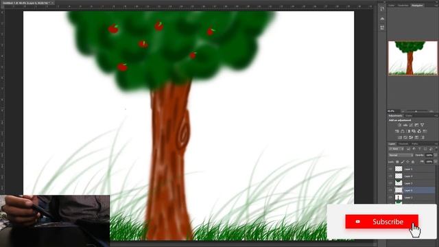 Childhood Painting Try on | Huion Graphic Tablet | on Photoshop cc 2021 22.5 | Tech Trophy смотреть онлайн