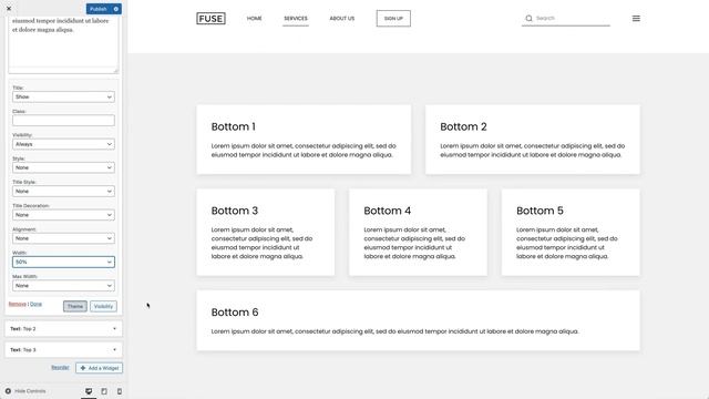 Setting the Widget Grid Options | YOOtheme Documentation (WordPress) смотреть онлайн