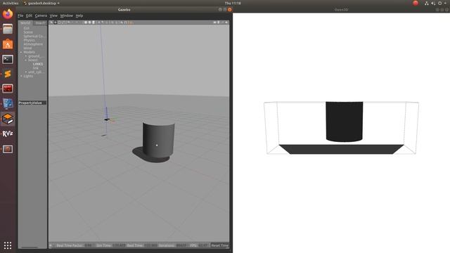 Generate 3D point cloud in Gazebo sim and visualize it using open3D смотреть онлайн