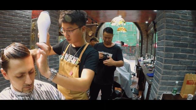 Barber shop STARS.Chengdu/Sichuan.Сходив підстригтись - "склепав" кліп смотреть онлайн