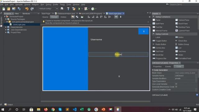 Apache Netbeans Login Form Design Minified Version | Java Login UI/UX смотреть онлайн