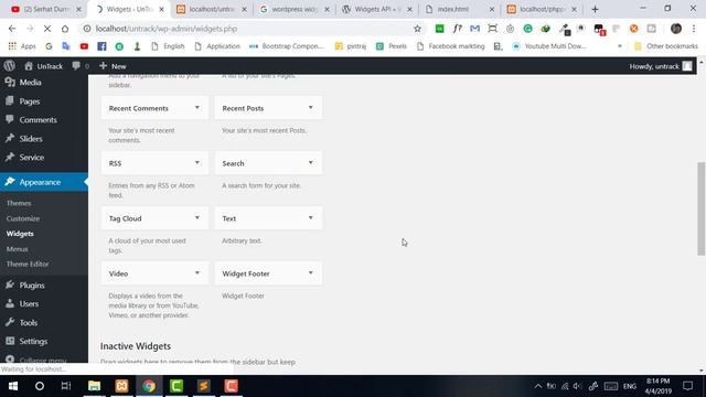 Wordpress Theme Development Part 19 in bangla Custom Widget Develop with php class for understandin смотреть онлайн