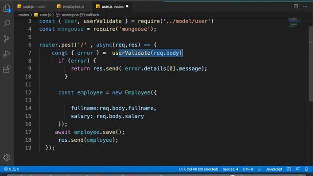 52 Node js Developer | Authentication User Routes смотреть онлайн