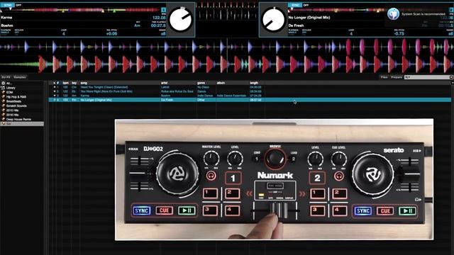 Numark DJ2GO2. Обзор контроллера.