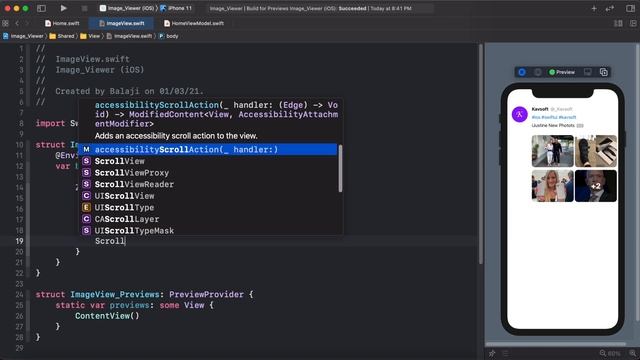 SwiftUI 2.0 Multiple Image Viewer - Pinch To Zoom - Drag To Dismiss - SwiftUI Tutorials
