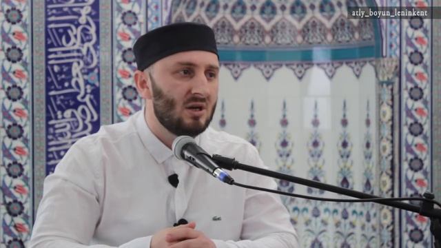 Абдулла Мамедов - имам квартальной мечети пос. Атлы-боюн ( Ленинкент ). О любови к Пророку ﷺ. смотреть онлайн