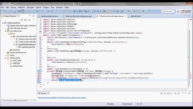 WebSocket Tutorial 13 - ServerEndpoint + Java Servlet + HttpSession + glassFish 4 + tomcat 8 смотреть онлайн