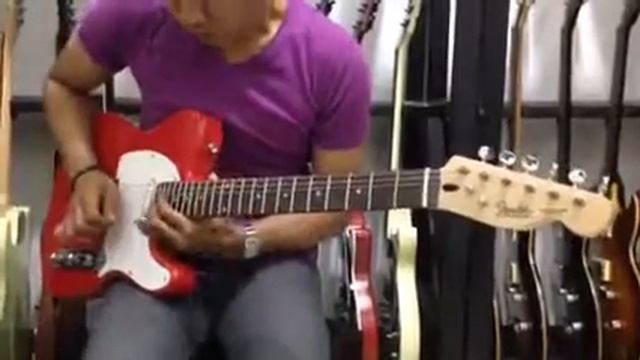Jual Gitar Murah Fender Telecaster Merah Custom смотреть онлайн