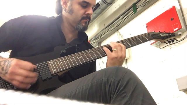Jean Styding with Ibanez 8 Strings Guitar - free Improvisation 4 смотреть онлайн