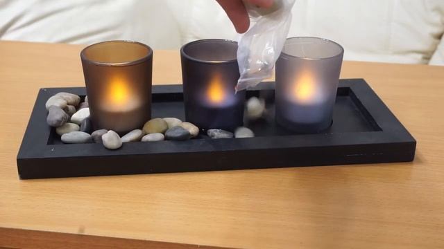 Набор подсвечников "Магия света" со светодиодными свечами смотреть онлайн