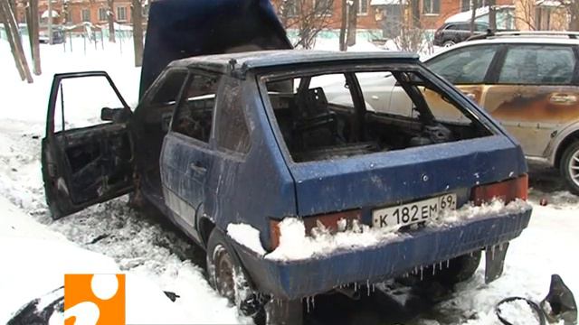 В Твери сгорела машина