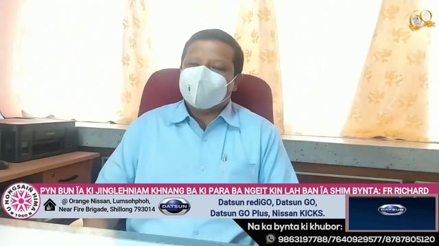 PYN BUN ÏA KI JINGLEHNIAM KHNANG BA KI PARA BA NGEIT KIN LAH BAN ÏA SHIM BYNTA: FR RICHARD