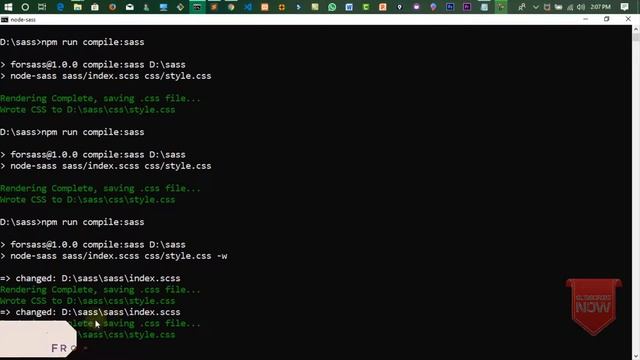 SASS Tutorial in Hindi part 03: How to use watching mode in SASS | Hindi/Urdu смотреть онлайн
