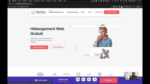 Wordpress 2 (Les hébergeurs + One click install chez Webhost) смотреть онлайн