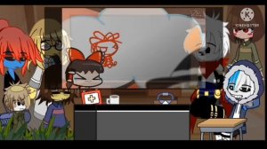 Undertale reacts to Touhou (Frisk Vs Sakuya)