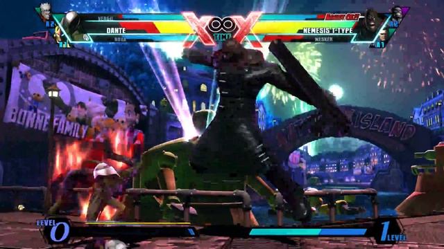 Ultimate Marvel Vs Capcom 3 PC Dante Gameplay Combos EX Moves Supers 4k UHD 60FPS смотреть онлайн