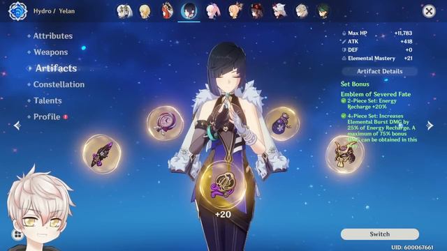 YELAN UPDATED GUIDE | Optimal Builds, Weapons, Artifacts, Team Comps | Genshin Impact [3.4] смотреть онлайн