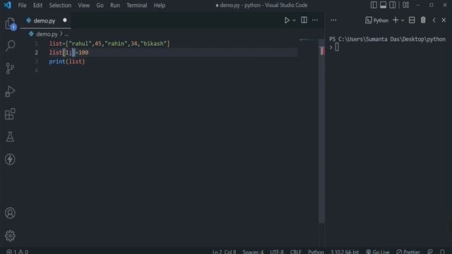 Change List Items in Python || Python Tutorial 2022 смотреть онлайн