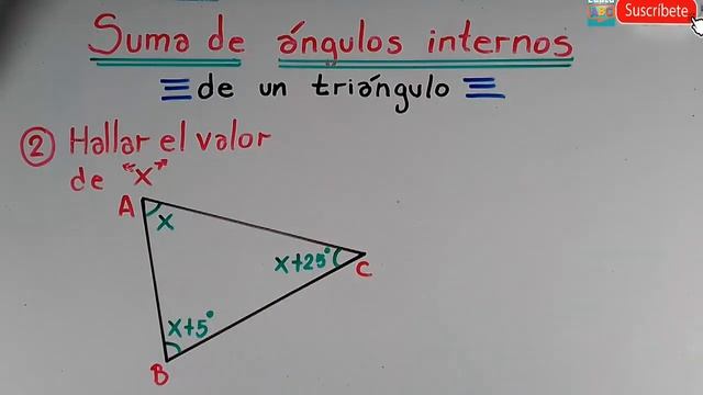 Ángulos internos de un triángulo-Problemas elementales смотреть онлайн