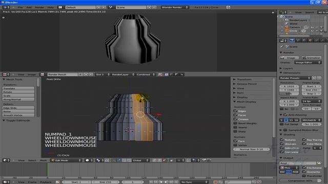 Tutorial Início Blender (2.57) 02-05/09 - Smooth Shading (Noção Básica) смотреть онлайн