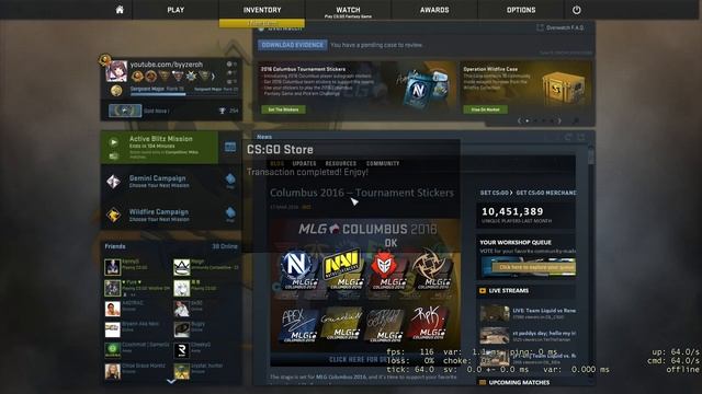 CS:GO Opening MLG Columbus 2016 Legends Sticker Capsule "MLG FaZe Noscopes" смотреть онлайн