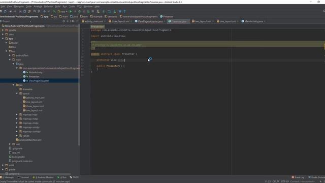 ViewPager без Fragments (ViewPager без фрагментов) смотреть онлайн