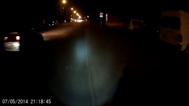 Экшн камера SJ4000 ночной велосипед