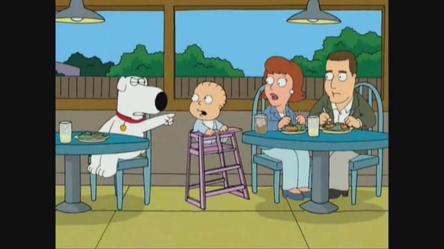 Гриффины. Брайн кричит на ребенка смотреть онлайн
