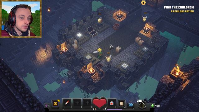 Minecraft Dungeons Ep3 - Discovering Blight Eye!