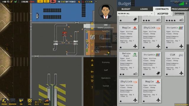 Airport CEO | прохождение на максимальной сложности | #6 смотреть онлайн