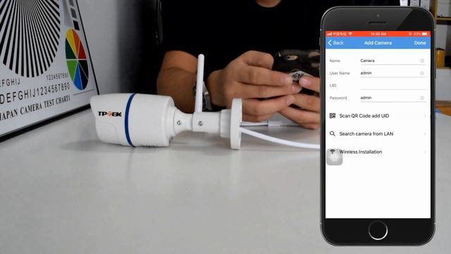 TPTEK WiFi Outdoor Weatherproof IP Camera Camhi Camera AP Mode смотреть онлайн