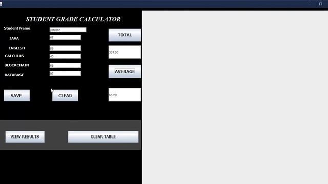 JAVA PROGRAM TO CALCULATE TOTAL AND AVERAGE MARKS OF STUDENTS GUI INTERFACE смотреть онлайн