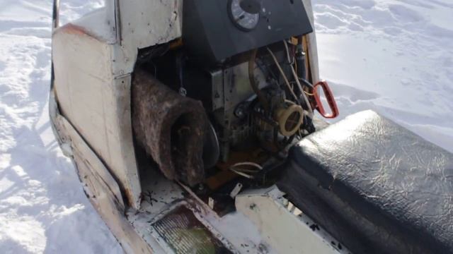 Снегоход буран, пуск смотреть онлайн