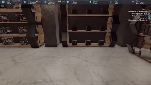 Crypto Mining Simulator - Прохождение -1 Мы будем делать бабки)))