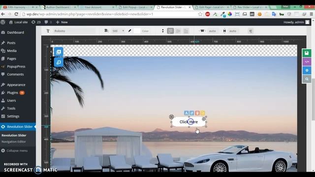 PopupPress - Custom button in Revolution Slider plugin смотреть онлайн