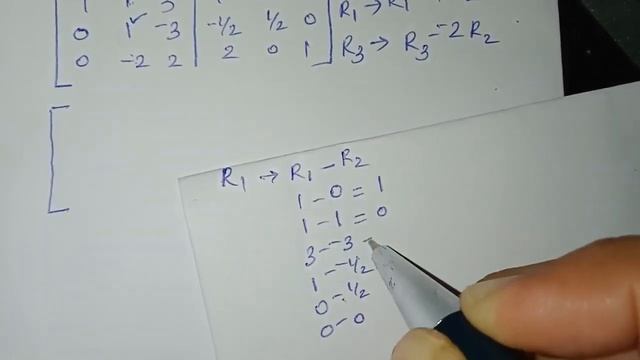 Gauss - Jordan method for finding the inverse of the matrix смотреть онлайн