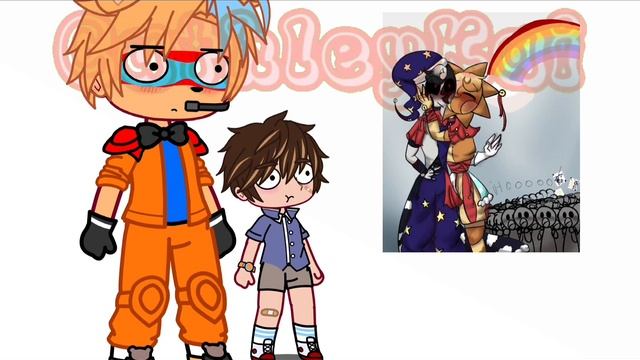 FNaF SB Characters React To Their Ships #fnafsecuritybreach  #gachaclub  #reactionvideo